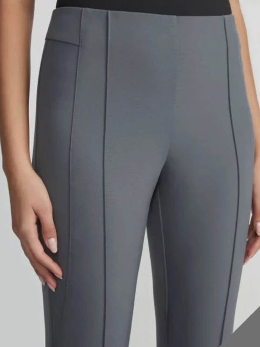 Lafayette 148 New York Gramercy Acclaimed-Stretch Pants 12 - Picture 2 of 6